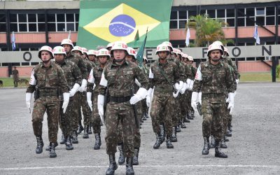 Formatura alusiva ao término do curso de Polícia do Exército – 2° Batalhão de Polícia do Exército
